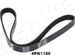 Ashika 112-6PK1125 - V-Ribbed Belt www.autospares.lv