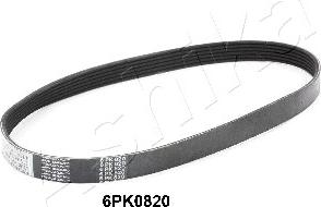 Ashika 112-6PK820 - Ķīļrievu siksna www.autospares.lv