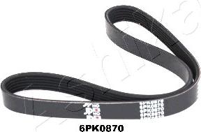 Ashika 112-6PK870 - V-Ribbed Belt www.autospares.lv