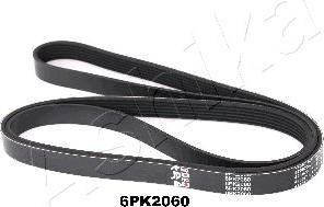 Ashika 112-6PK2060 - V-Ribbed Belt www.autospares.lv