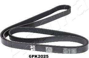 Ashika 112-6PK2025 - Ķīļrievu siksna www.autospares.lv