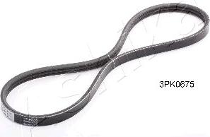 Ashika 112-3PK675 - Ķīļrievu siksna www.autospares.lv