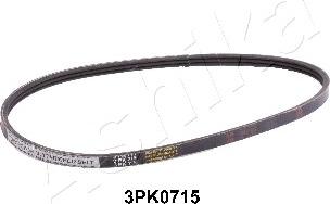 Ashika 112-3PK0715 - Ķīļrievu siksna www.autospares.lv