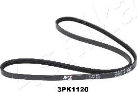 Ashika 112-3PK1120 - Ķīļrievu siksna www.autospares.lv