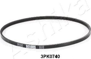 Ashika 112-3PK740 - Ķīļrievu siksna autospares.lv