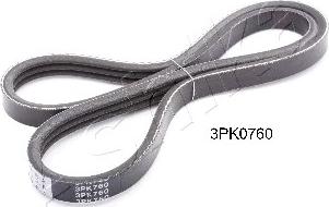 Ashika 112-3PK760 - V-Ribbed Belt www.autospares.lv