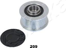 Ashika 130-02-209 - Piedziņas skriemelis, Ģenerators www.autospares.lv