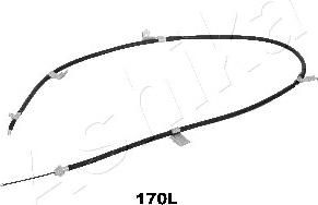 Ashika 131-01-170L - Trose, Stāvbremžu sistēma www.autospares.lv