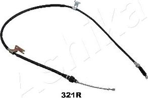 Ashika 131-03-321R - Cable, parking brake www.autospares.lv