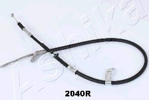 Ashika 131-02-2040R - Тросик, cтояночный тормоз www.autospares.lv