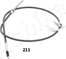 Ashika 131-02-211 - Trose, Stāvbremžu sistēma www.autospares.lv