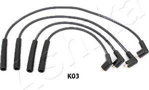 Ashika 132-0K-K03 - Augstsprieguma vadu komplekts www.autospares.lv