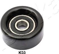 Ashika 129-0K-K03 - Pulley, v-ribbed belt www.autospares.lv