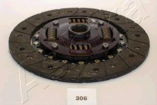 Ashika 80-03-306 - Диск сцепления, фрикцион www.autospares.lv