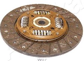 Ashika 80-0W-007 - Диск сцепления, фрикцион www.autospares.lv