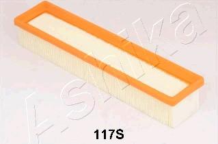 Ashika 20-01-117 - Air Filter, engine www.autospares.lv