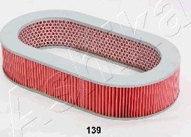 Ashika 20-01-139 - Air Filter, engine www.autospares.lv