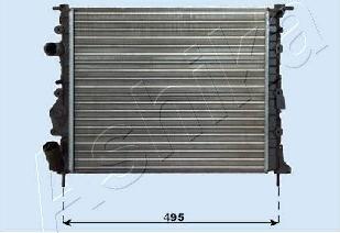 Ashika RDA093020 - Radiators, Motora dzesēšanas sistēma www.autospares.lv