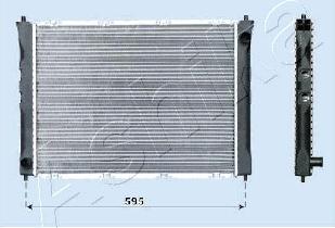 Ashika RDA012042 - Radiators, Motora dzesēšanas sistēma www.autospares.lv