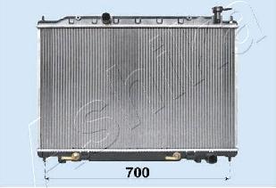 Ashika RDA213050 - Radiators, Motora dzesēšanas sistēma www.autospares.lv