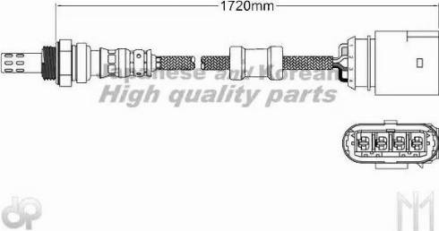 Ashuki 9200-49148 - Лямбда-зонд, датчик кислорода www.autospares.lv