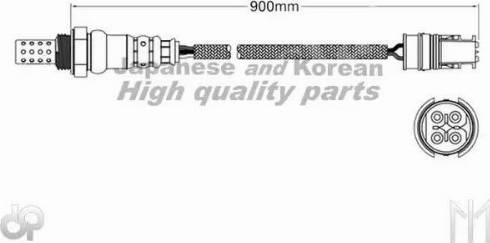 Ashuki 9200-48936 - Lambda zonde autospares.lv