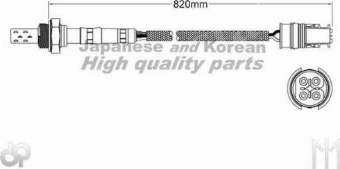 Ashuki 9200-48286 - Lambda zonde autospares.lv