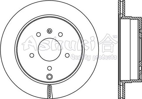 Ashuki 0993-8090 - Bremžu diski www.autospares.lv