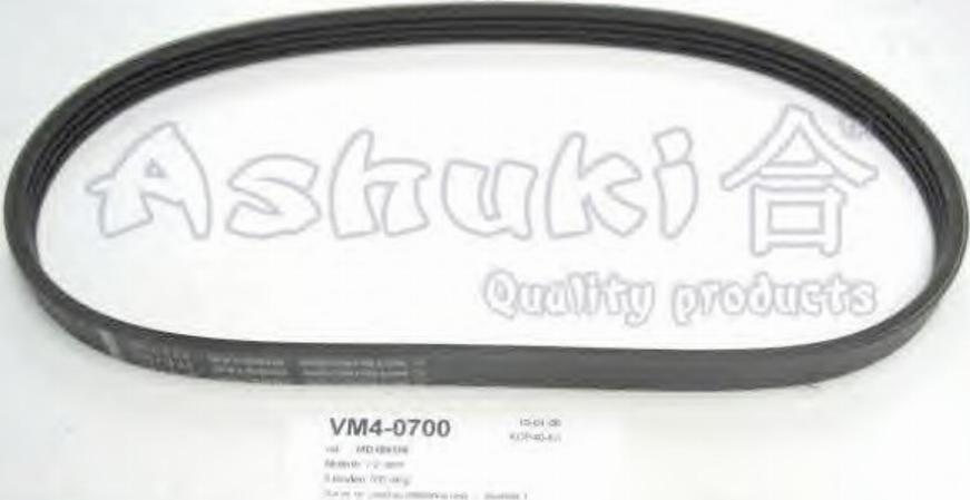 Ashuki 0312-0070 - Ķīļrievu siksna autospares.lv