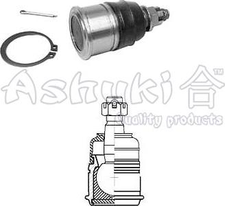 Ashuki 1458-2004 - Ball Joint www.autospares.lv