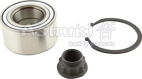 Ashuki 1410-3402 - Подшипник ступицы колеса, комплект www.autospares.lv