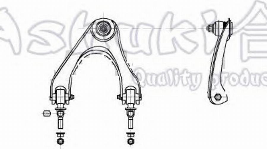 Ashuki 1476-2004 - Neatkarīgās balstiekārtas svira, Riteņa piekare www.autospares.lv