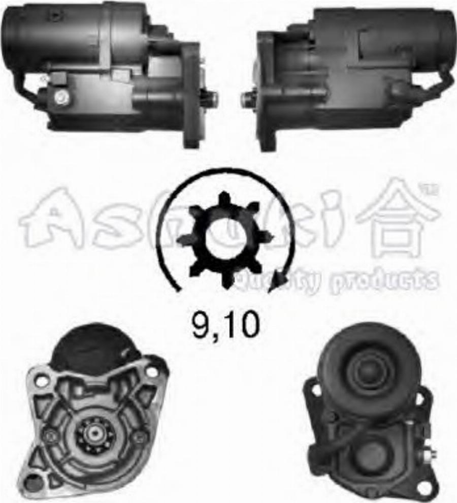 Ashuki 1563-6103 - Starteris autospares.lv