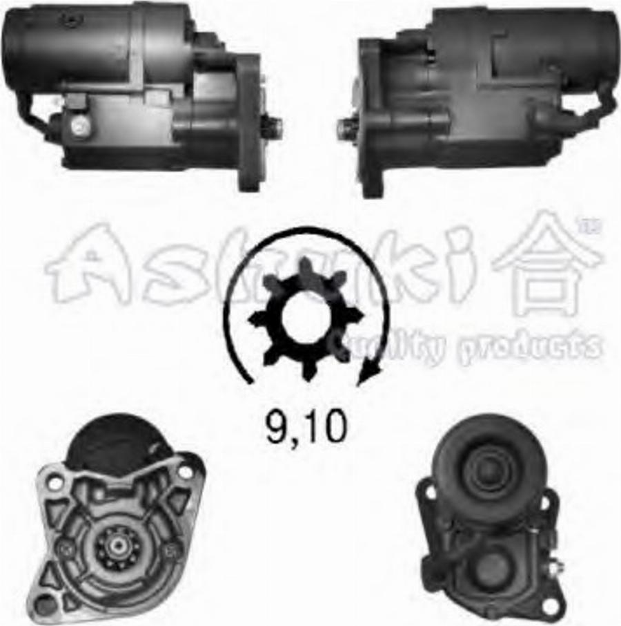 Ashuki 1563-7103 - Starteris autospares.lv