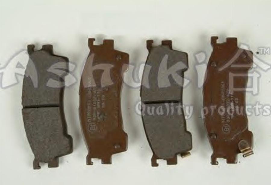 Ashuki 1080-1603 - Brake Pad Set, disc brake www.autospares.lv