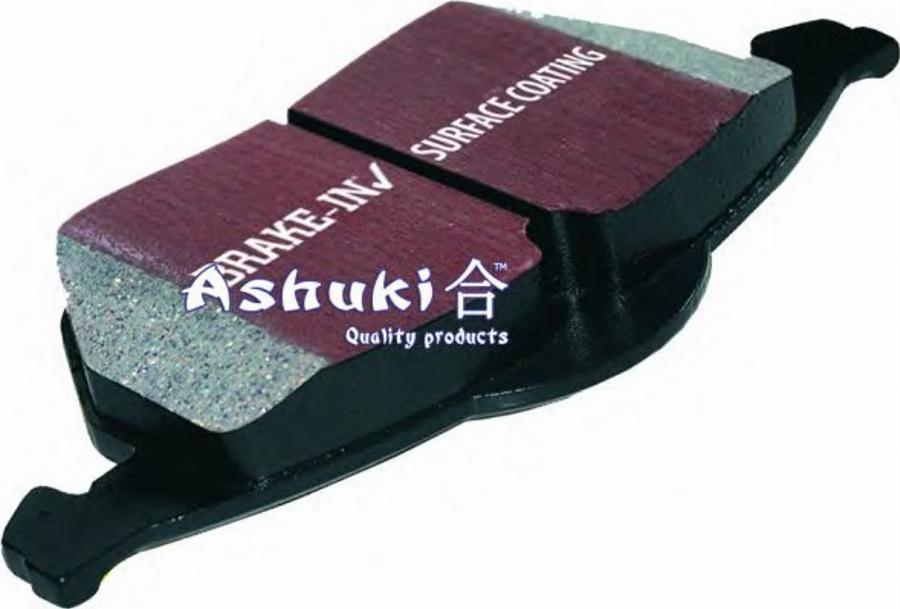 Ashuki 10803302 - Тормозные колодки, дисковые, комплект www.autospares.lv