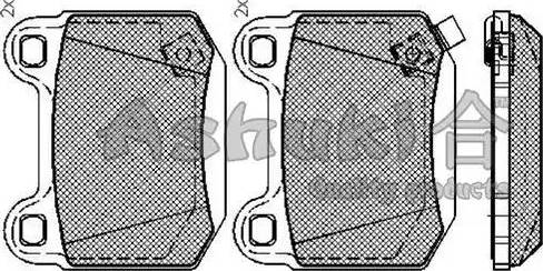 Ashuki 1083-9401 - Bremžu uzliku kompl., Disku bremzes autospares.lv