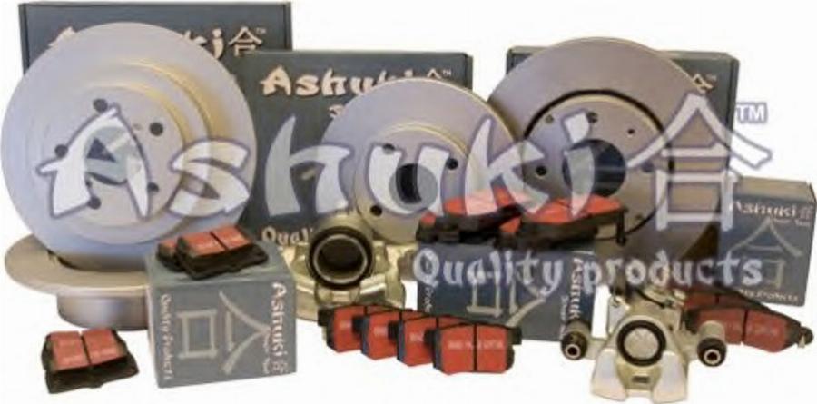 Ashuki 10839302 - Тормозные колодки, дисковые, комплект www.autospares.lv