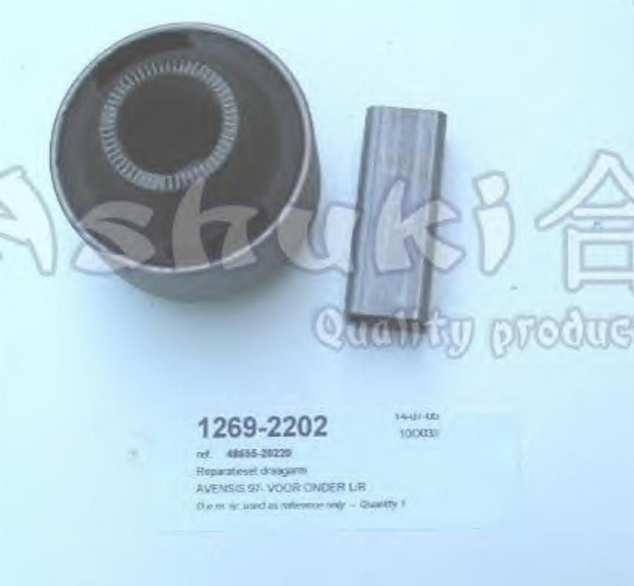 Ashuki 1269-2202 - Сайлентблок, рычаг подвески колеса www.autospares.lv