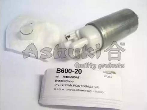 Ashuki B600-20 - Degvielas sūknis www.autospares.lv