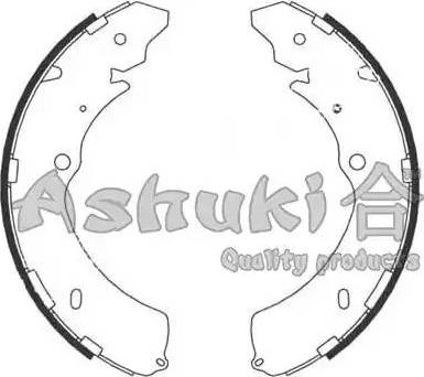 Ashuki IS015-01 - Bremžu loku komplekts www.autospares.lv