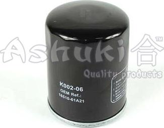 Ashuki K002-06 - Oil Filter www.autospares.lv