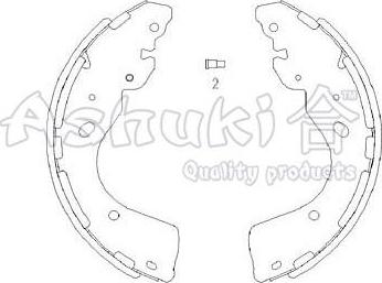 Ashuki N011-62 - Bremžu loku komplekts autospares.lv