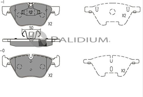 Ashuki P1-1548 - Bremžu uzliku kompl., Disku bremzes autospares.lv