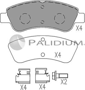 Ashuki P1-1526 - Bremžu uzliku kompl., Disku bremzes www.autospares.lv