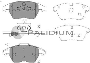 Ashuki P1-1528 - Bremžu uzliku kompl., Disku bremzes www.autospares.lv