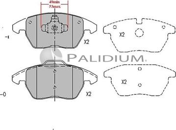 Ashuki P1-1005 - Bremžu uzliku kompl., Disku bremzes www.autospares.lv