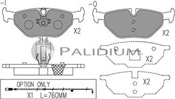 Ashuki P1-1037 - Bremžu uzliku kompl., Disku bremzes autospares.lv