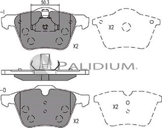 Ashuki P1-1148 - Bremžu uzliku kompl., Disku bremzes autospares.lv