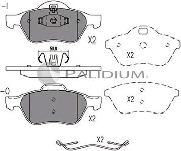 Ashuki P1-1153 - Тормозные колодки, дисковые, комплект www.autospares.lv